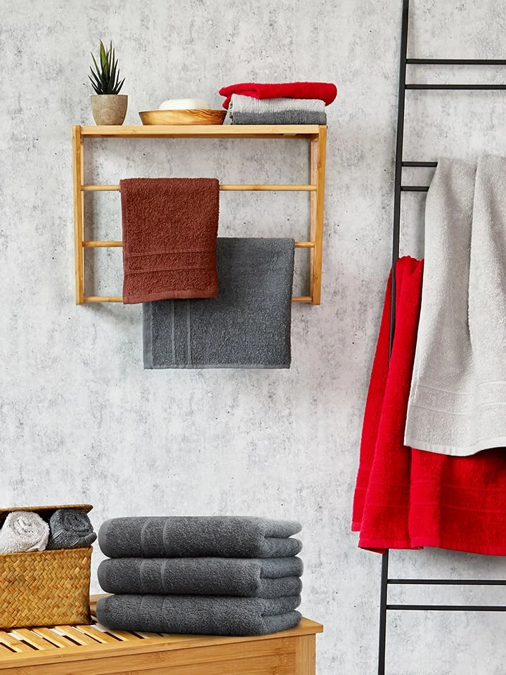 10tlg. Handtuch-Set in Anthrazit 10tlg. Handtuch-Set In Anthrazit -Heimtextil Geschäft avance 10tlg handtuch set in anthrazit 2