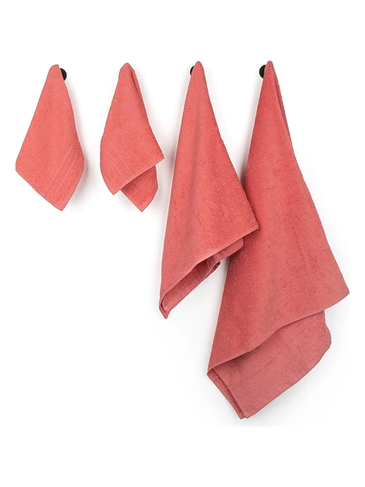 10tlg. Handtuch-Set in Koralle 10tlg. Handtuch-Set In Koralle -Heimtextil Geschäft avance 10tlg handtuch set in koralle 2