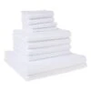 10tlg. Handtuch-Set In Weiß