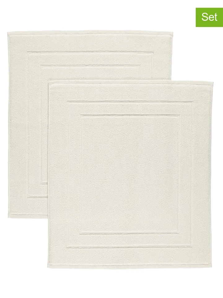 2er-Set: Premium-Badvorleger in Creme - (L)70 x (B)60 cm 2er-Set: Premium-Badvorleger In Creme - (L)70 X (B)60 Cm -Heimtextil Geschäft avance 2er set premium badvorleger in creme l 70 x b 60 cm