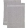 2er-Set: Premium-Badvorleger In Hellgrau - (L)100 X (B)60 Cm