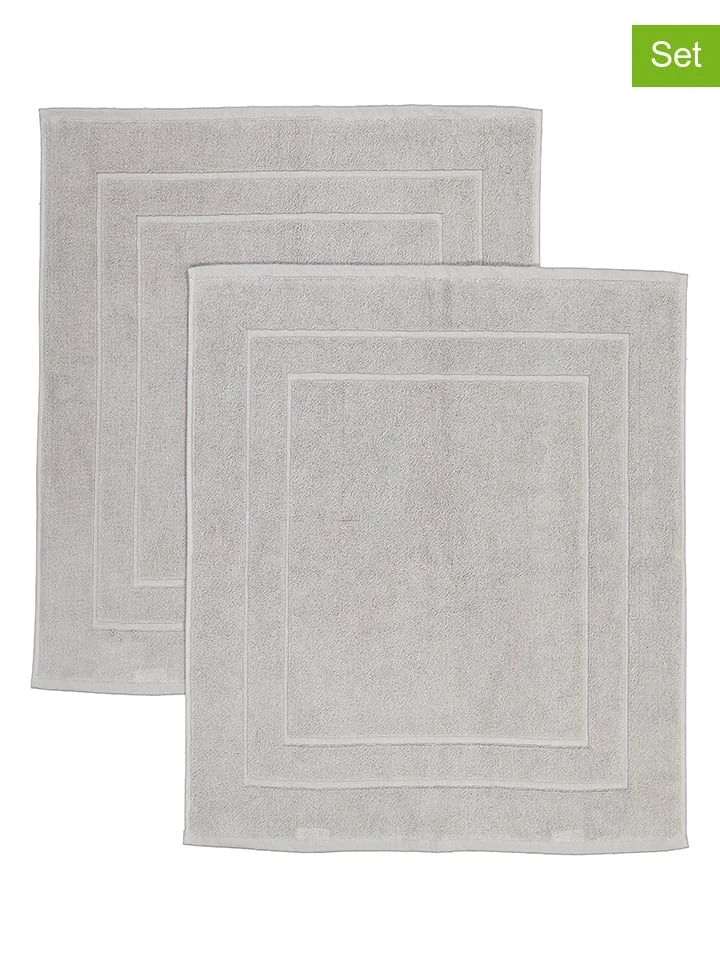 2er-Set: Premium-Badvorleger in Hellgrau - (L)70 x (B)60 cm 2er-Set: Premium-Badvorleger In Hellgrau - (L)70 X (B)60 Cm -Heimtextil Geschäft avance 2er set premium badvorleger in hellgrau l 70 x b 60 cm