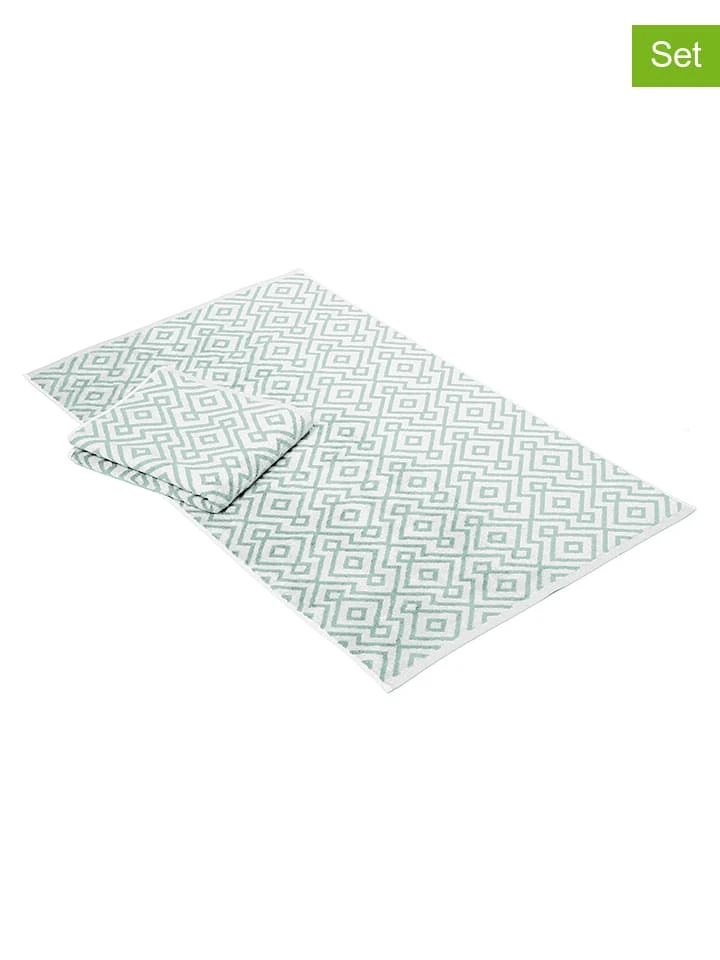 2er-Set: Premium-Badvorleger in Mint - (L)100 x (B)60 cm 2er-Set: Premium-Badvorleger In Mint - (L)100 X (B)60 Cm -Heimtextil Geschäft avance 2er set premium badvorleger in mint l 100 x b 60 cm
