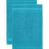 2er-Set: Premium-Badvorleger In Türkis - (L)100 X (B)60 Cm