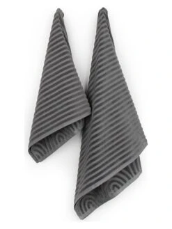 4tlg. Handtuch-Set In Anthrazit -Heimtextil Geschäft avance 4tlg handtuch set in anthrazit 2