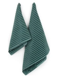 4tlg. Handtuch-Set In Dunkelgrün 2 4tlg. Handtuch-Set In Dunkelgrün -Heimtextil Geschäft avance 4tlg handtuch set in dunkelgrun 2