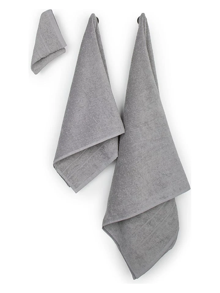 5tlg. Handtuch-Set in Grau 5tlg. Handtuch-Set In Grau -Heimtextil Geschäft avance 5tlg handtuch set in grau 2