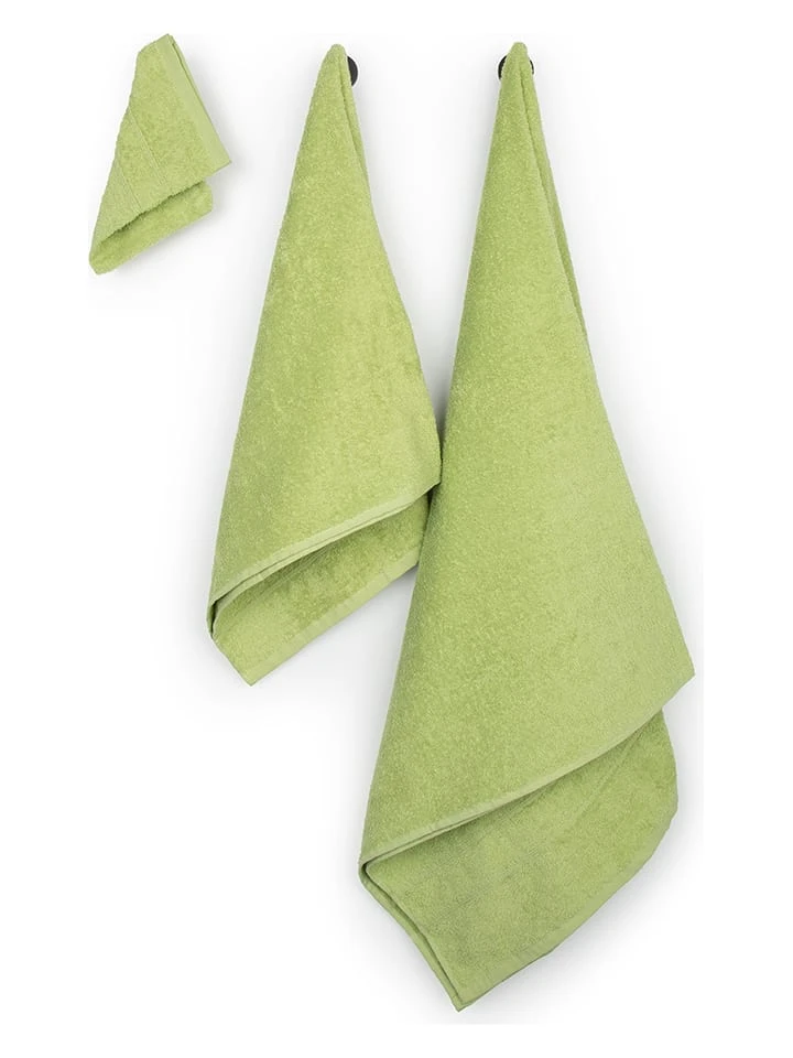 5tlg. Handtuch-Set in Grün 5tlg. Handtuch-Set In Grün -Heimtextil Geschäft avance 5tlg handtuch set in grun 2