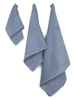 6tlg. Handtuch-Set In Blau 2 6tlg. Handtuch-Set In Blau -Heimtextil Geschäft avance 6tlg handtuch set in blau 2