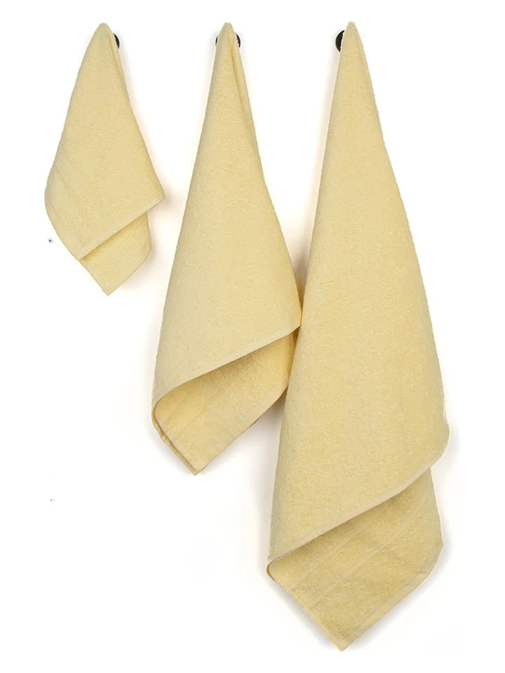 6tlg. Handtuch-Set in Gelb 6tlg. Handtuch-Set In Gelb -Heimtextil Geschäft avance 6tlg handtuch set in gelb 2