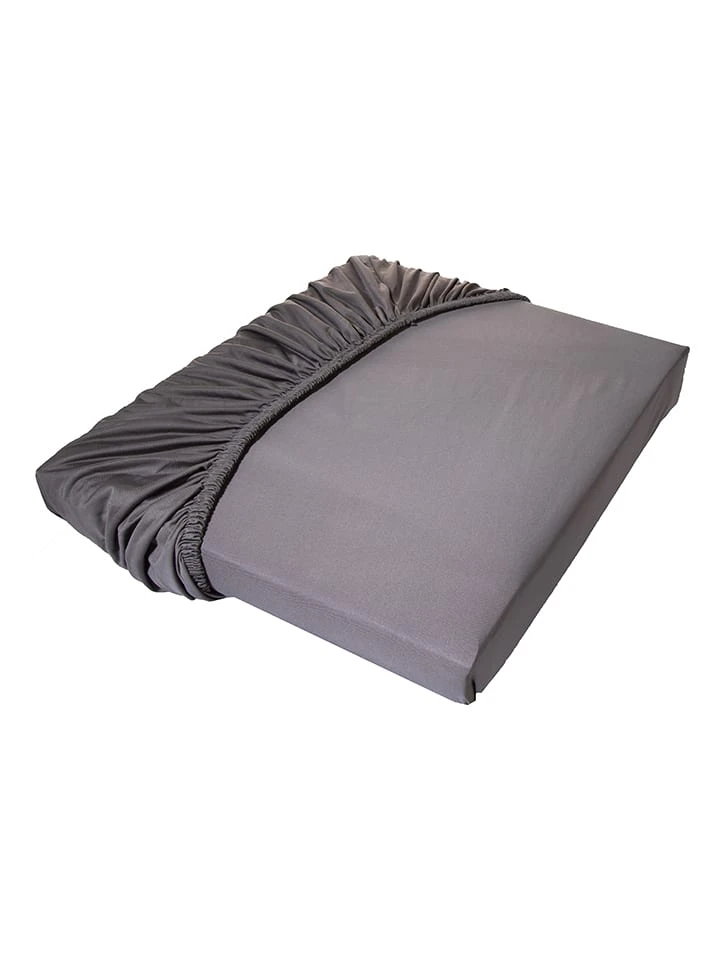 Jersey-Spannbettlaken in Anthrazit Jersey-Spannbettlaken In Anthrazit -Heimtextil Geschäft avance jersey spannbettlaken in anthrazit