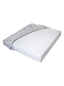 Jersey-Spannbettlaken In Hellgrau