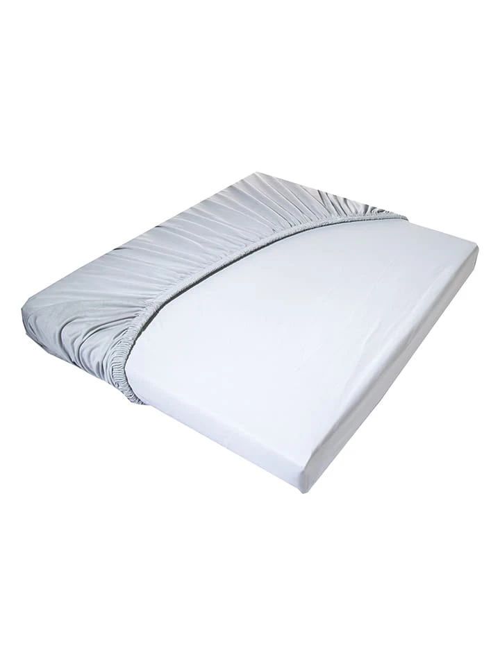 Mikrofaser-Jersey-Spannbettlaken in Hellgrau Mikrofaser-Jersey-Spannbettlaken In Hellgrau -Heimtextil Geschäft avance mikrofaser jersey spannbettlaken in hellgrau