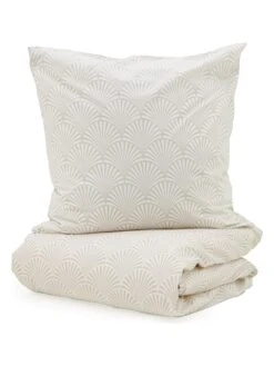 Perkal-Bettwäsche-Set In Beige