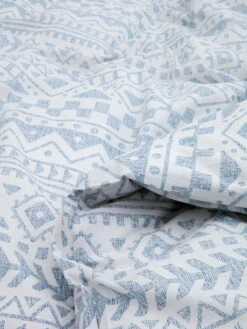 Perkal-Bettwäsche-Set In Blau/ Weiß 2 Perkal-Bettwäsche-Set In Blau/ Weiß -Heimtextil Geschäft avance perkal bettwasche set in blau weiss 2