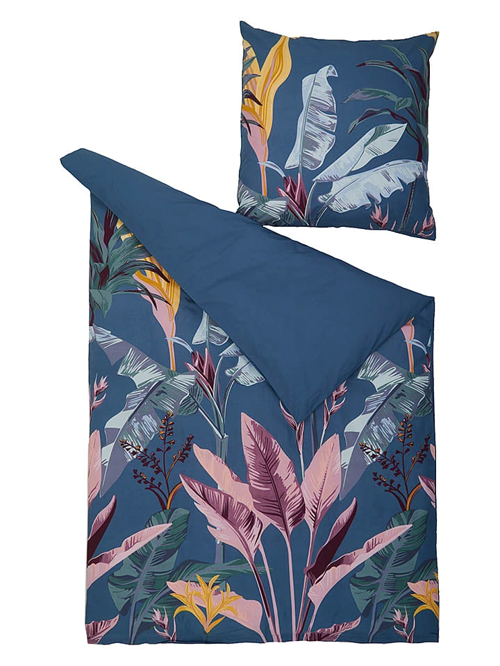 Perkal-Bettwäsche-Set in Dunkelblau Perkal-Bettwäsche-Set In Dunkelblau -Heimtextil Geschäft avance perkal bettwasche set in dunkelblau 1