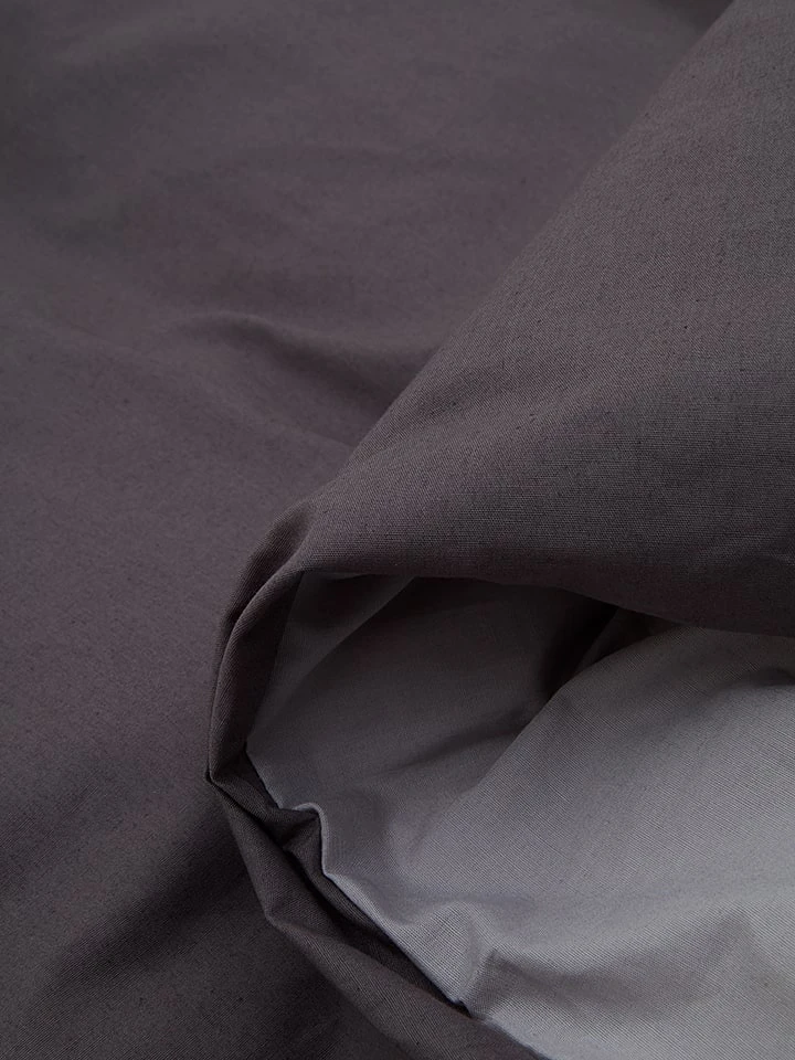 Perkal-Bettwäsche-Set in Grau Perkal-Bettwäsche-Set In Grau -Heimtextil Geschäft avance perkal bettwasche set in grau 2