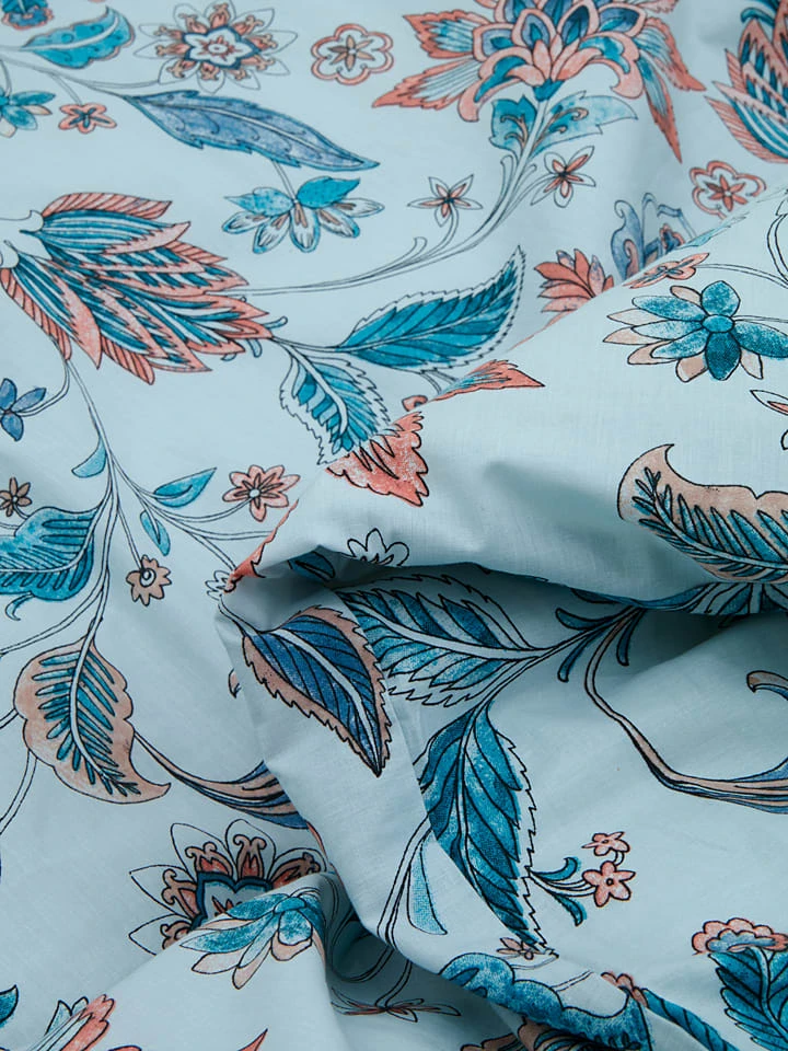 Perkal-Bettwäsche-Set in Hellblau Perkal-Bettwäsche-Set In Hellblau -Heimtextil Geschäft avance perkal bettwasche set in hellblau 2