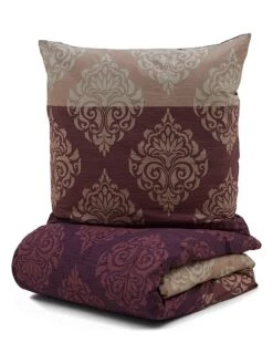 Perkal-Bettwäsche-Set In Lila