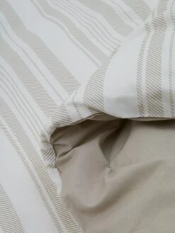 Perkal-Bettwäsche-Set In Weiß/ Beige 2 Perkal-Bettwäsche-Set In Weiß/ Beige -Heimtextil Geschäft avance perkal bettwasche set in weiss beige 2