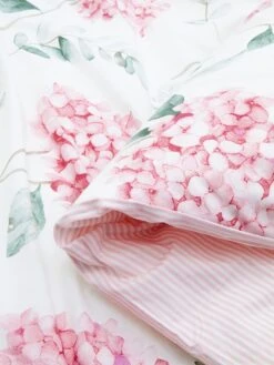 Perkal-Bettwäsche-Set In Weiß/ Rosa -Heimtextil Geschäft avance perkal bettwasche set in weiss rosa 2