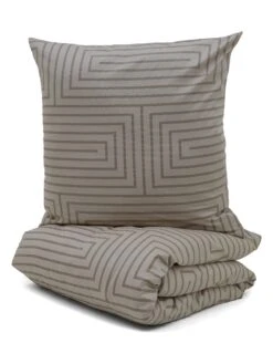 Satin-Bettwäsche-Set In Beige