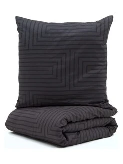 Satin-Bettwäsche-Set In Grau