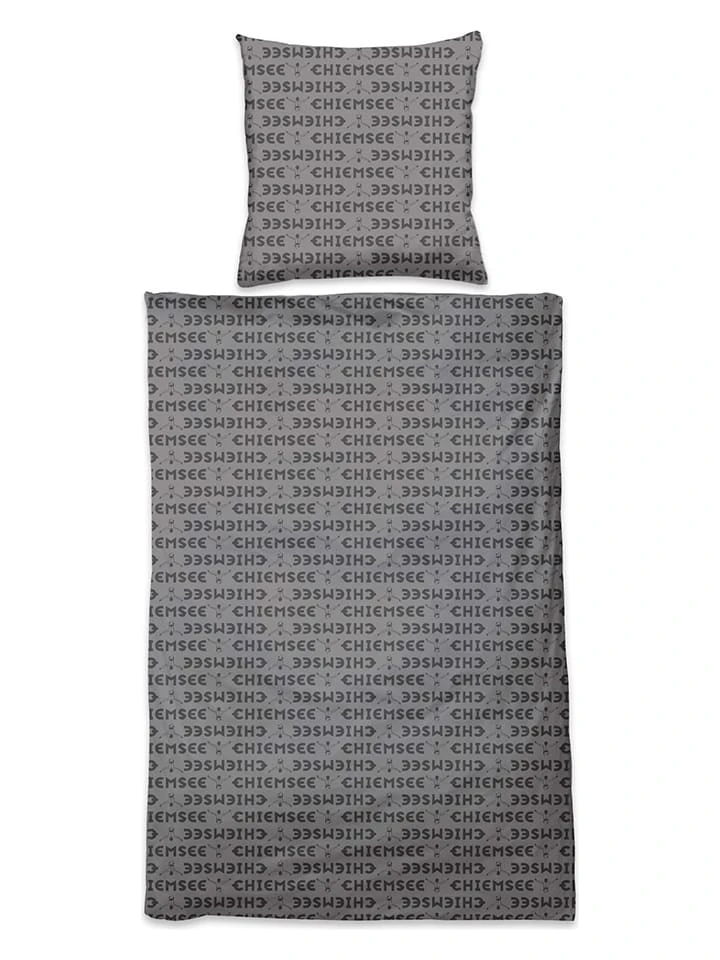 Renforcé-Bettwäsche-Set "Bora Bora" in Grau Chiemsee Renforcé-Bettwäsche-Set "Bora Bora" In Grau -Heimtextil Geschäft chiemsee renforce bettwasche set bora bora in grau 1