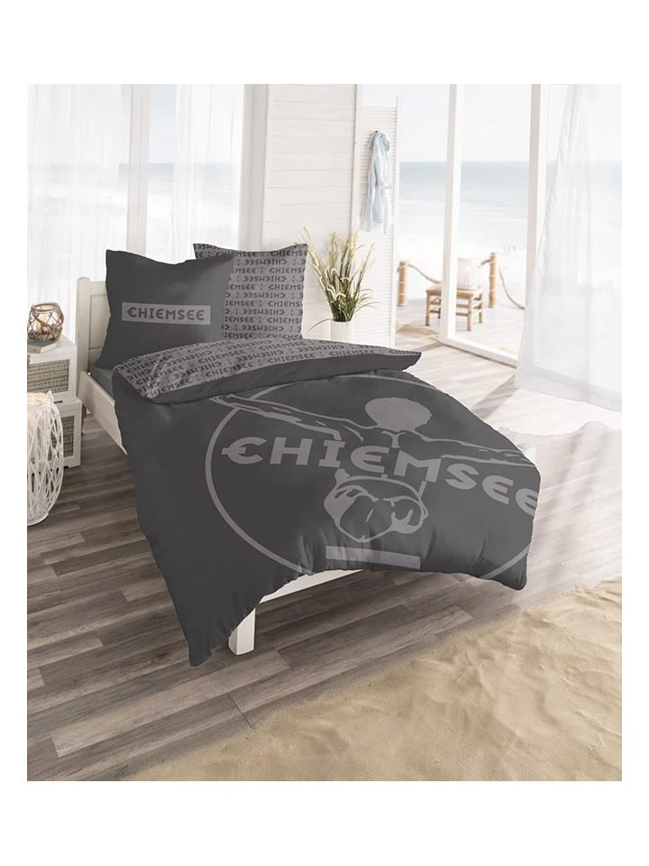 Renforcé-Bettwäsche-Set "Bora Bora" in Grau Chiemsee Renforcé-Bettwäsche-Set "Bora Bora" In Grau -Heimtextil Geschäft chiemsee renforce bettwasche set bora bora in grau 3