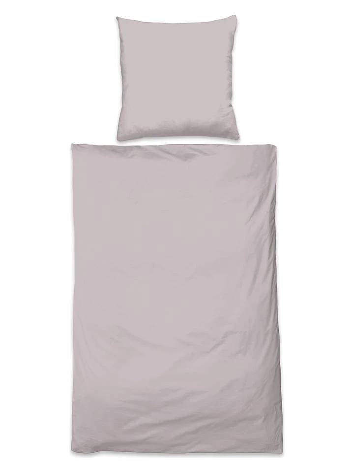 Renforcé-Bettwäsche-Set "Lanzarote" in Grau Chiemsee Renforcé-Bettwäsche-Set "Lanzarote" In Grau -Heimtextil Geschäft chiemsee renforce bettwasche set lanzarote in grau 1