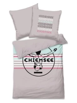Chiemsee Renforcé-Bettwäsche-Set "Lanzarote" In Grau 2 Chiemsee Renforcé-Bettwäsche-Set "Lanzarote" In Grau -Heimtextil Geschäft chiemsee renforce bettwasche set lanzarote in grau 2