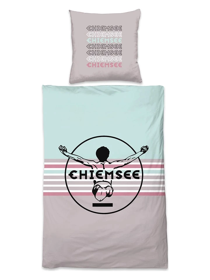 Renforcé-Bettwäsche-Set "Lanzarote" in Grau Chiemsee Renforcé-Bettwäsche-Set "Lanzarote" In Grau -Heimtextil Geschäft chiemsee renforce bettwasche set lanzarote in grau