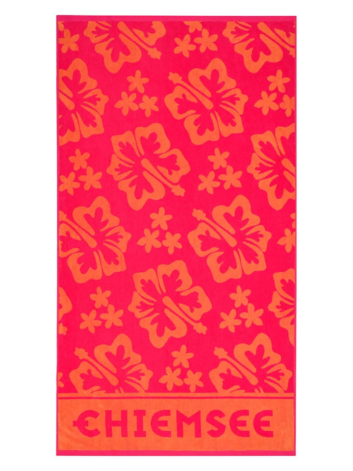 Strandtuch "Honolulu" in Pink/ Orange Chiemsee Strandtuch "Honolulu" In Pink/ Orange -Heimtextil Geschäft chiemsee strandtuch honolulu in pink orange 1