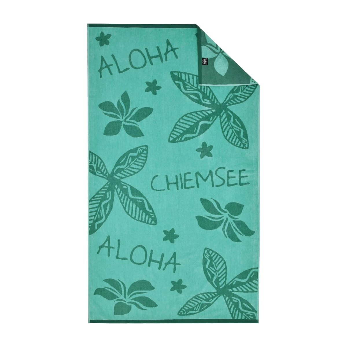 Velours Strandtuch Oahu in Mint und Smaragd Chiemsee Velours Strandtuch Oahu In Mint Und Smaragd -Heimtextil Geschäft chiemsee velours strandtuch oahu in mint und smaragd