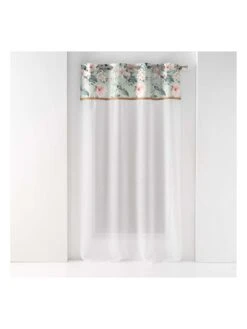 Gardine "Alissia" In Weiß/ Mint