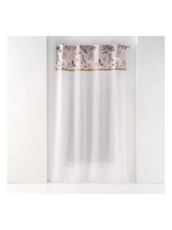 Gardine "Alissia" In Weiß/ Rosa