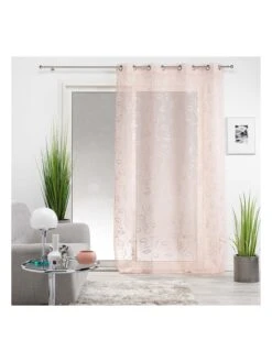 Gardine "Arty Line" In Rosa -Heimtextil Geschäft douceur dinterieur gardine arty line in rosa 3