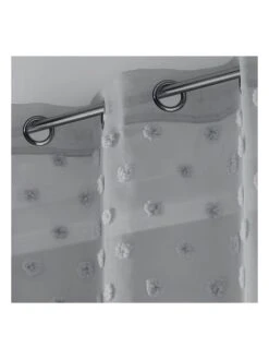 Heimtextil Geschäft -Heimtextil Geschäft douceur dinterieur gardine eden blush in grau 1