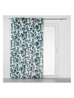 Gardine "Ficusia" In Blau