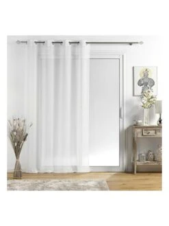 Gardine "Golden Sunset" In Weiß -Heimtextil Geschäft douceur dinterieur gardine golden sunset in weiss 3