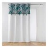 Gardine "Isibelle" In Weiß/ Blau