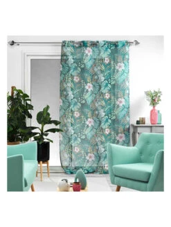 Gardine "Reve D'orient" In Grün -Heimtextil Geschäft douceur dinterieur gardine reve dorient in grun 2