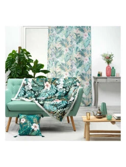 Gardine "Reve D'orient" In Grün -Heimtextil Geschäft douceur dinterieur gardine reve dorient in grun 3