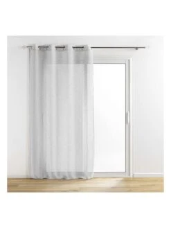 Gardine "Sunline" In Grau/ Silber