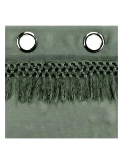 Gardine "Terra Nova" In Grün -Heimtextil Geschäft douceur dinterieur gardine terra nova in grun 2