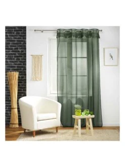 Gardine "Terra Nova" In Grün -Heimtextil Geschäft douceur dinterieur gardine terra nova in grun 3