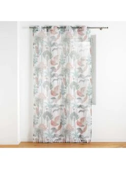 Gardine "Terra Nova" In Weiß/ Grün