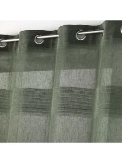 Gardine "Terraza" In Grün -Heimtextil Geschäft douceur dinterieur gardine terraza in grun 2