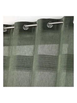 Gardine "Terraza" In Grün -Heimtextil Geschäft douceur dinterieur gardine terraza in grun 3