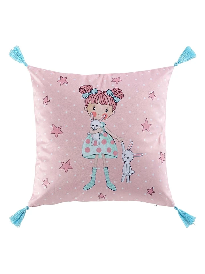 Kissen "Zoe" in Rosa Kissen "Zoe" In Rosa -Heimtextil Geschäft douceur dinterieur kissen zoe in rosa